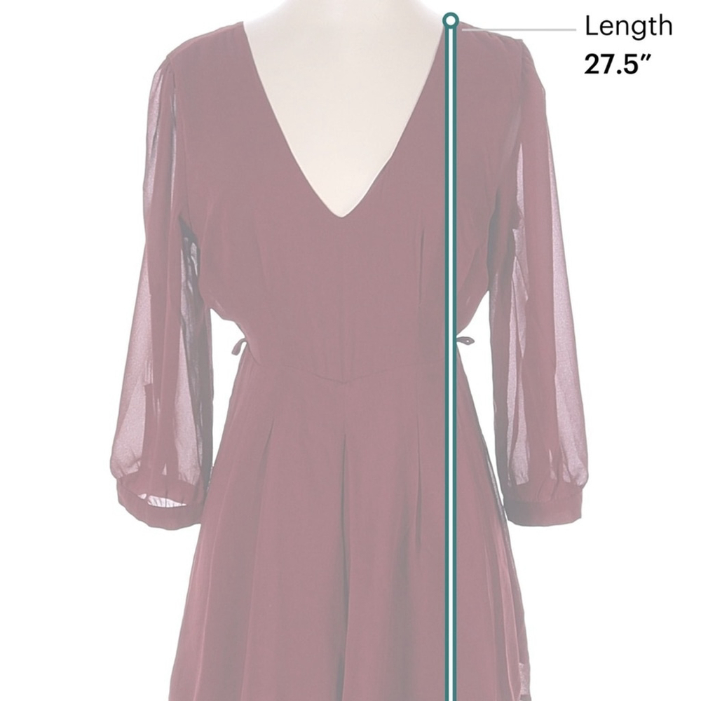 BANJUL BURGUNDY ROMPER - Picture 3 of 9